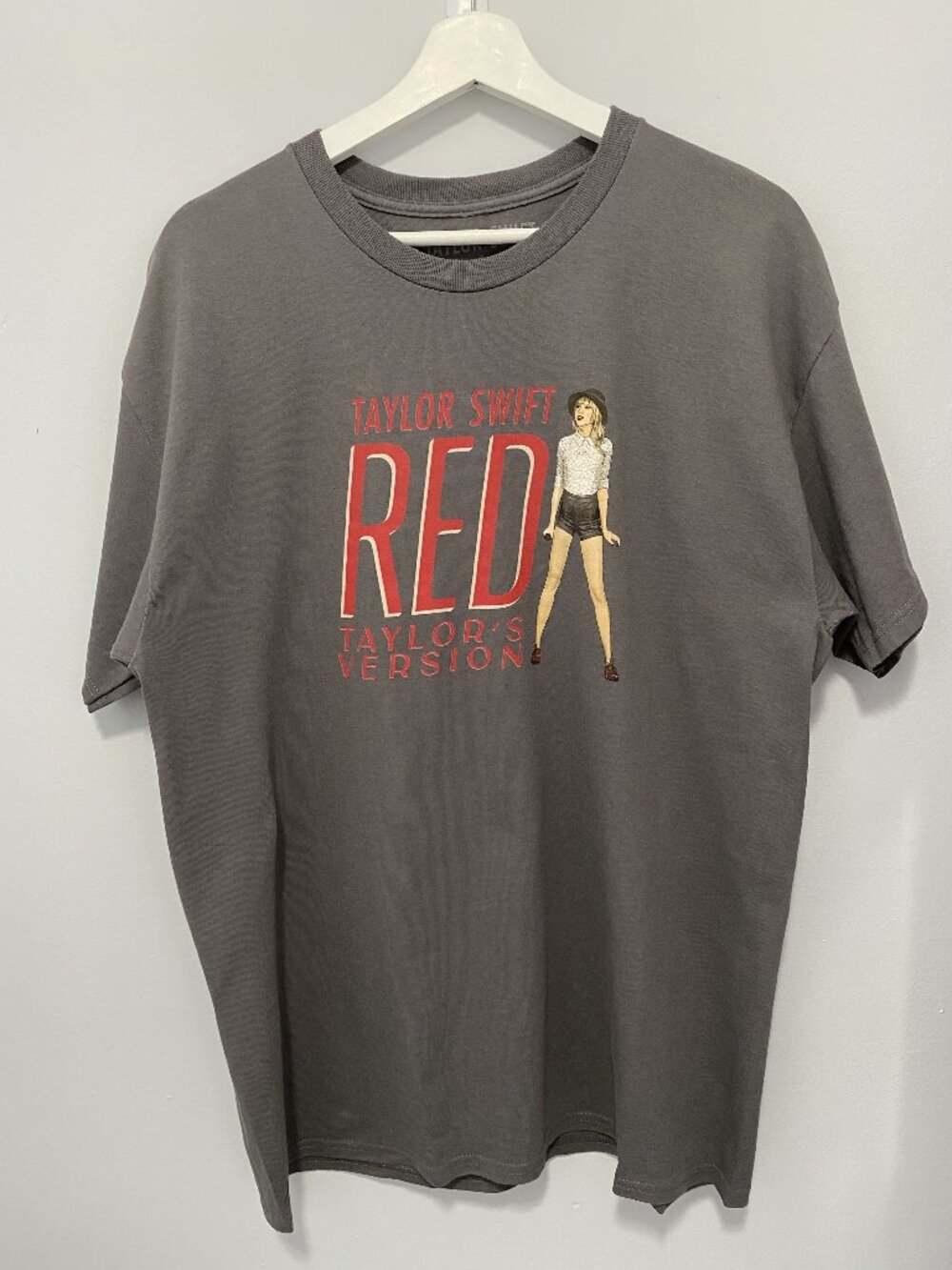 Taylor Swift: Red (Taylor’s Version) Eras Charcoal T-Shirt